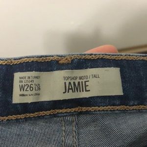 Topshop high rise jeans (tall)